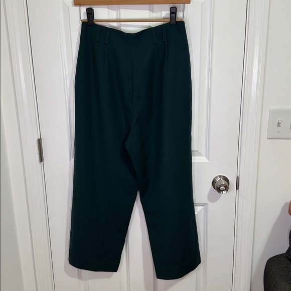 Vintage Rafaella Deep Green Wool Trousers - Picture 3 of 4